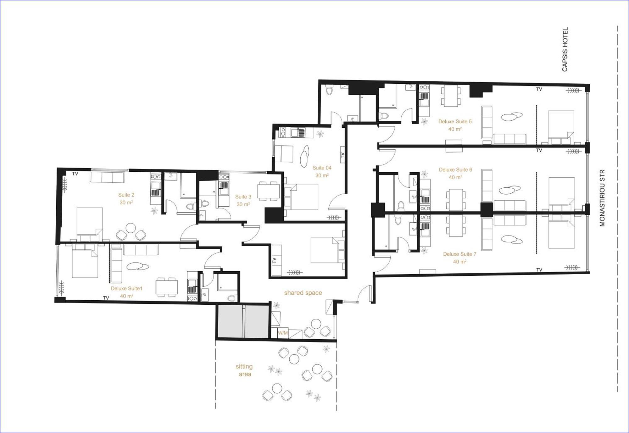 סלוניקי Boho Central Suites מראה חיצוני תמונה